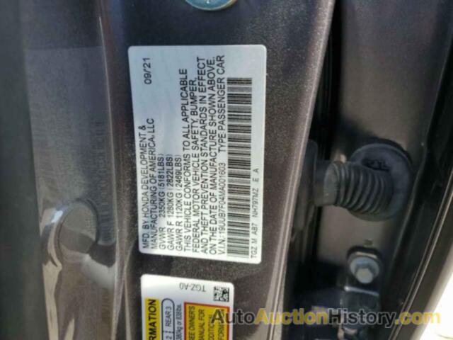 ACURA TLX TYPE S, 19UUB7F04MA001603