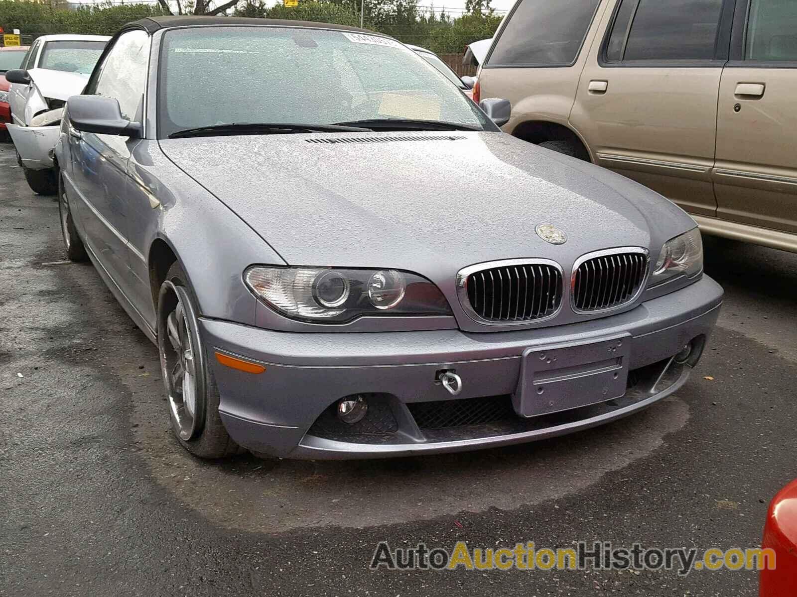 2006 BMW 325 CI, WBABW33406PX86600