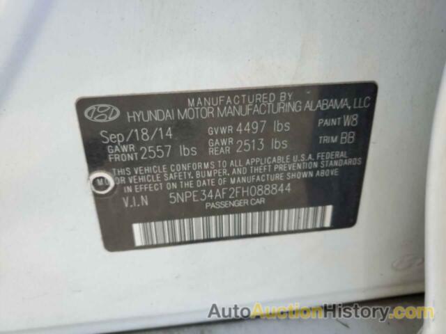 HYUNDAI SONATA SPORT, 5NPE34AF2FH088844