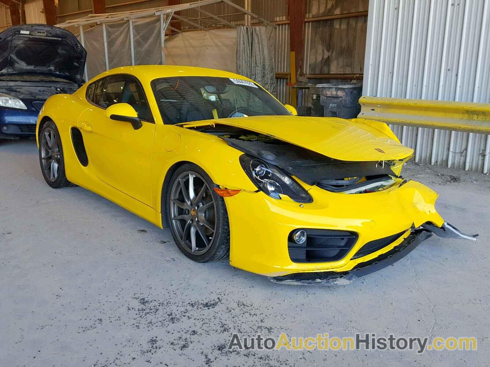 2016 PORSCHE CAYMAN, WP0AA2A87GK171876