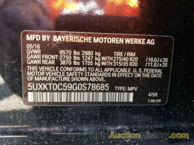 BMW X5 XDR40E, 5UXKT0C59G0S78685