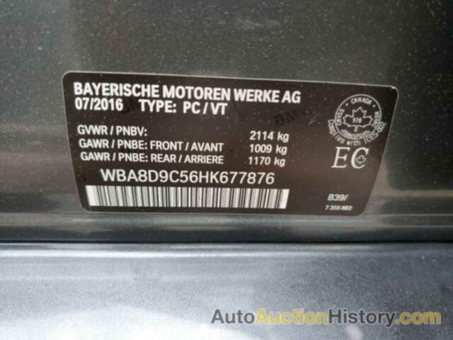 BMW 3 SERIES XI, WBA8D9C56HK677876