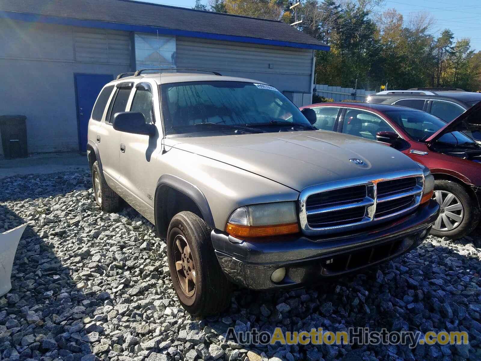 2002 DODGE DURANGO SP SPORT, 1B4HS38N92F164309