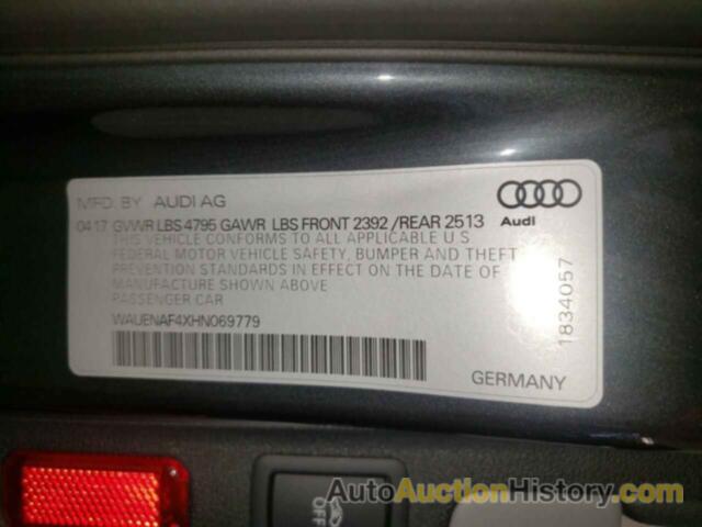 AUDI A4 PREMIUM PLUS, WAUENAF4XHN069779