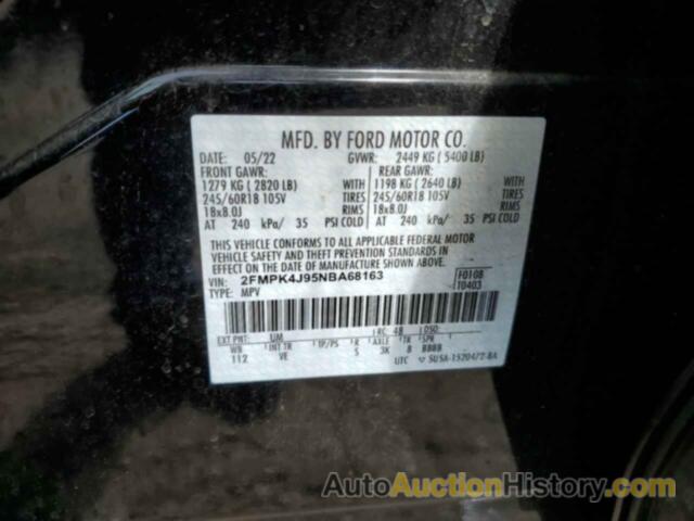 FORD EDGE SEL, 2FMPK4J95NBA68163