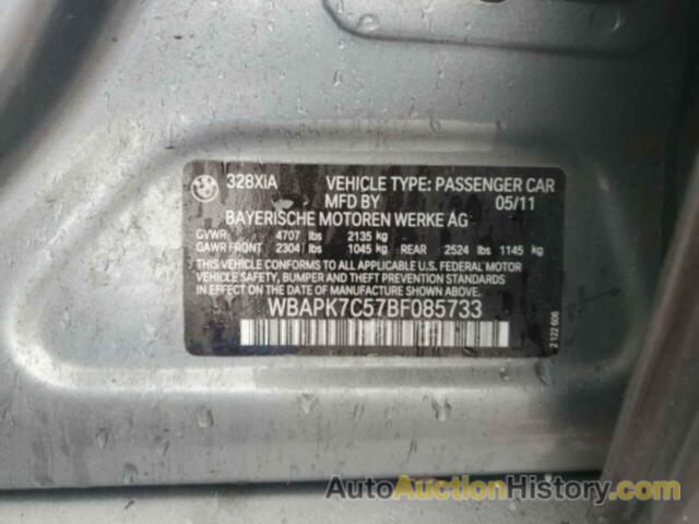 BMW 3 SERIES XI, WBAPK7C57BF085733