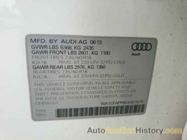 AUDI Q5 PREMIUM, WA1CFAFP6EA007875