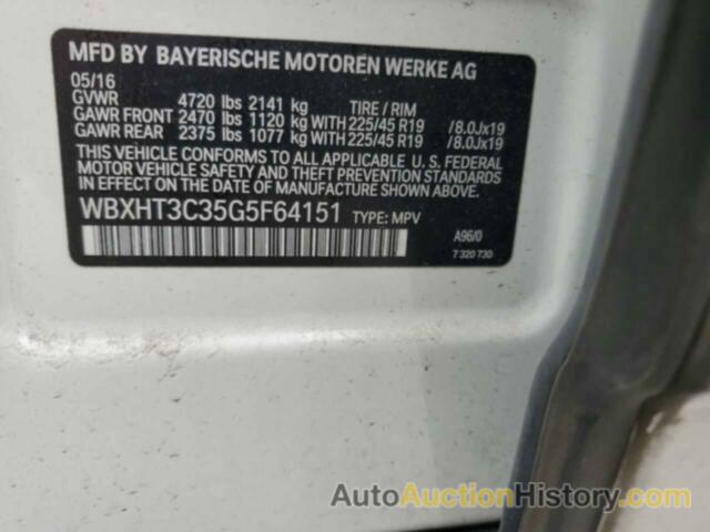 BMW X1 XDRIVE28I, WBXHT3C35G5F64151