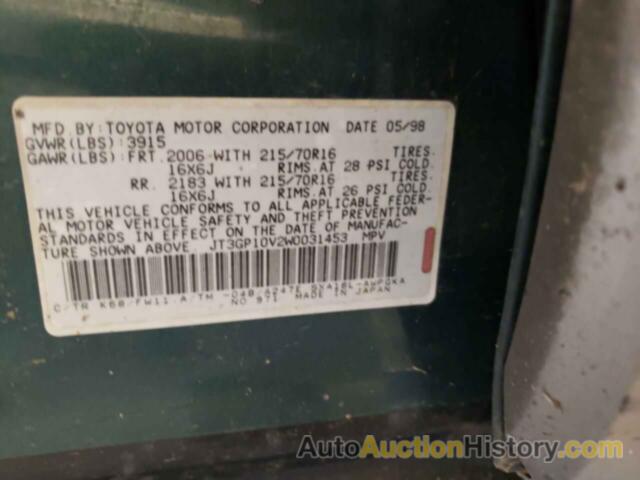 TOYOTA RAV4, JT3GP10V2W0031453