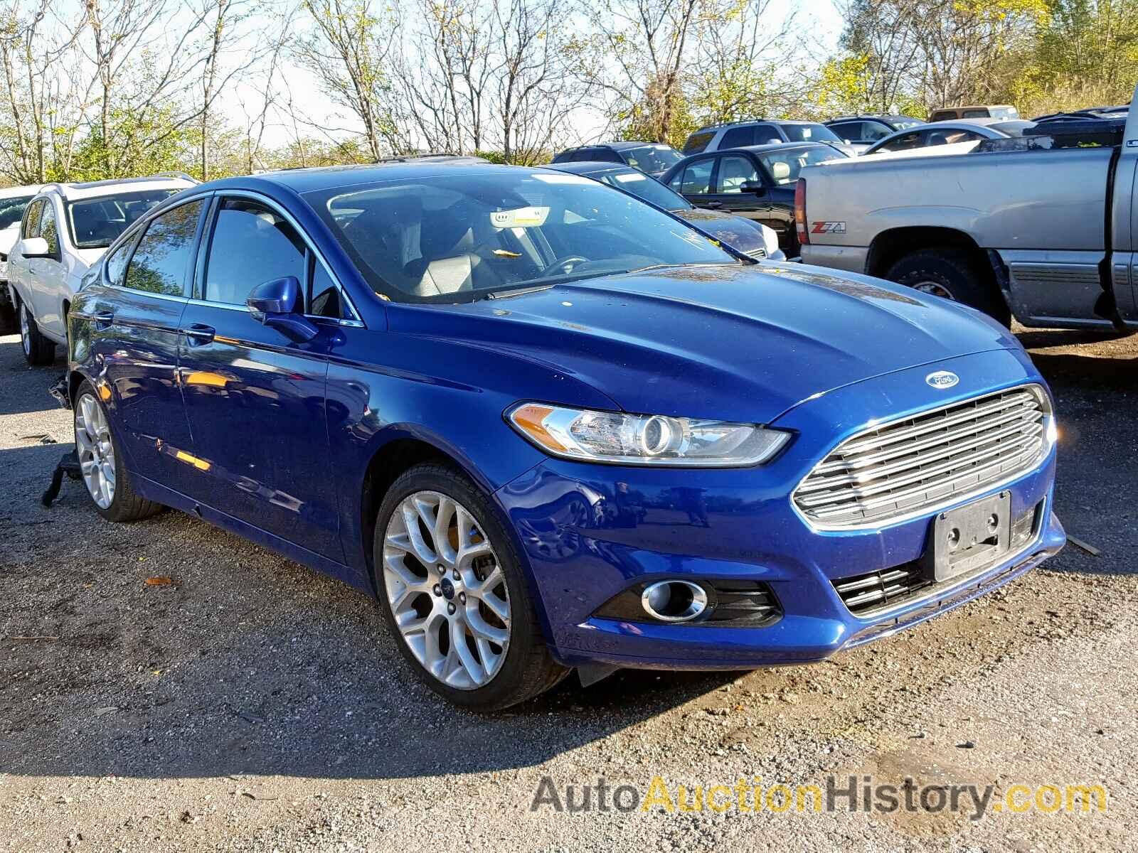 2013 FORD FUSION TIT TITANIUM, 3FA6P0K94DR258373