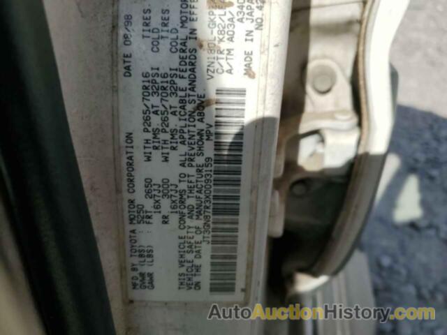 TOYOTA 4RUNNER LIMITED, JT3GN87R3X0093159