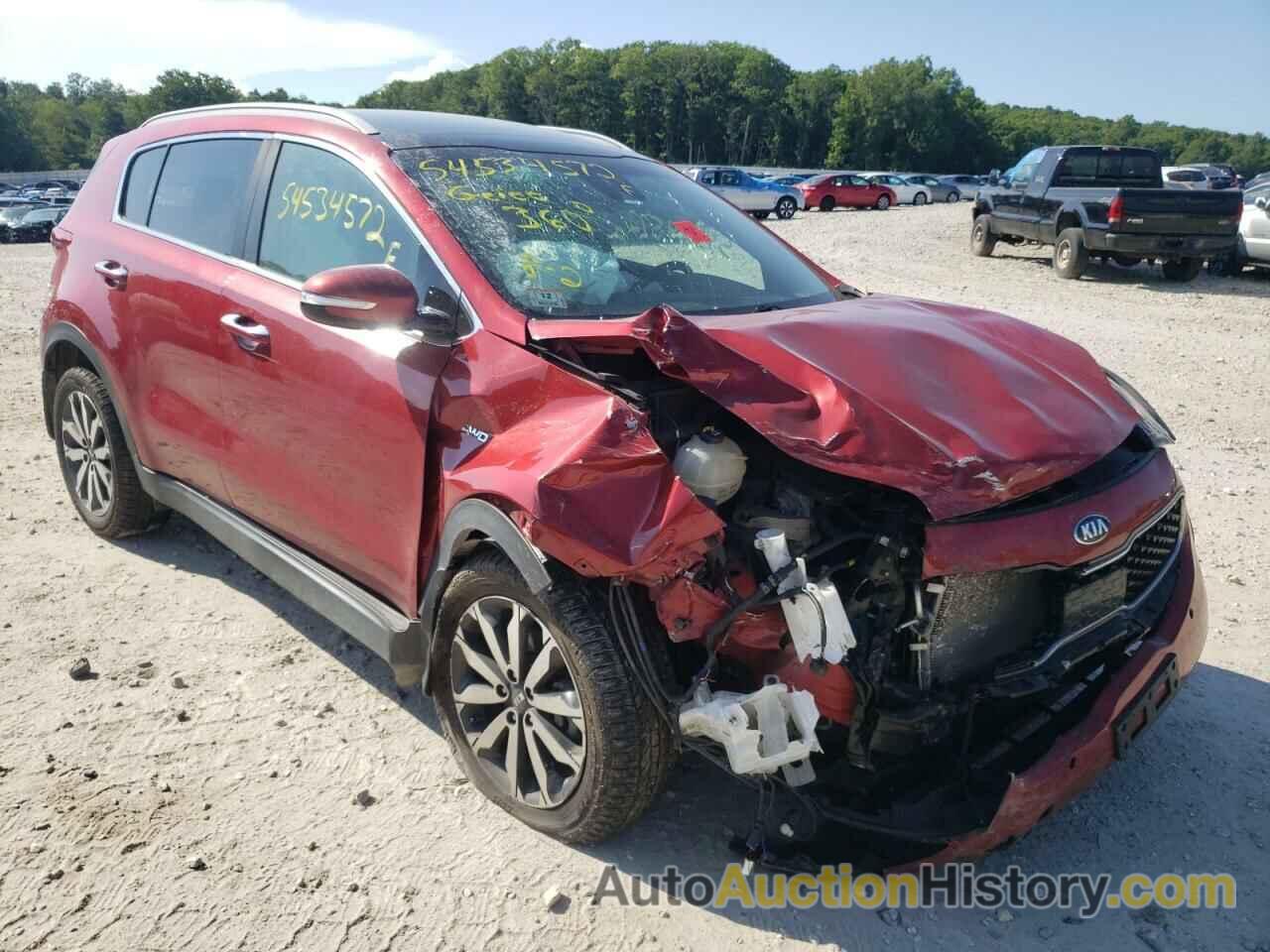 2017 KIA SPORTAGE EX, KNDPNCAC4H7229813