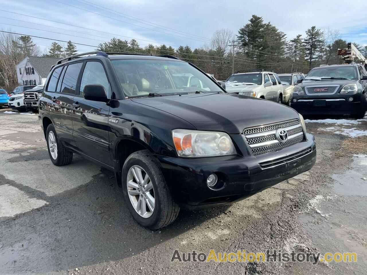 2007 TOYOTA HIGHLANDER HYBRID, JTEEW21A570038126