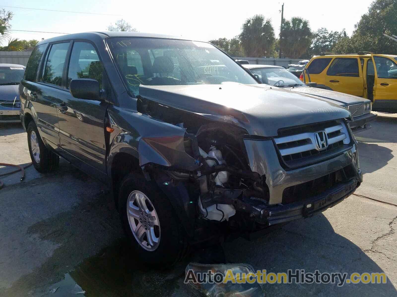 2007 HONDA PILOT LX LX, 2HKYF18167H539708