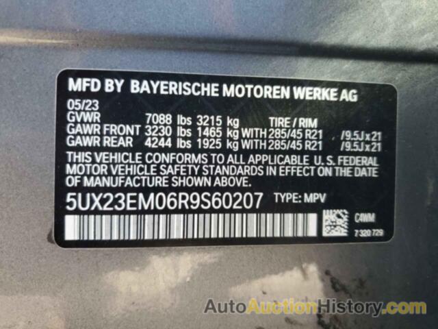 BMW X7 XDRIVE40I, 5UX23EM06R9S60207
