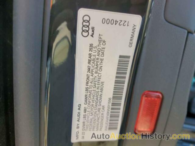 AUDI A4 PREMIUM PLUS 45, WAUEAAF49NN011556