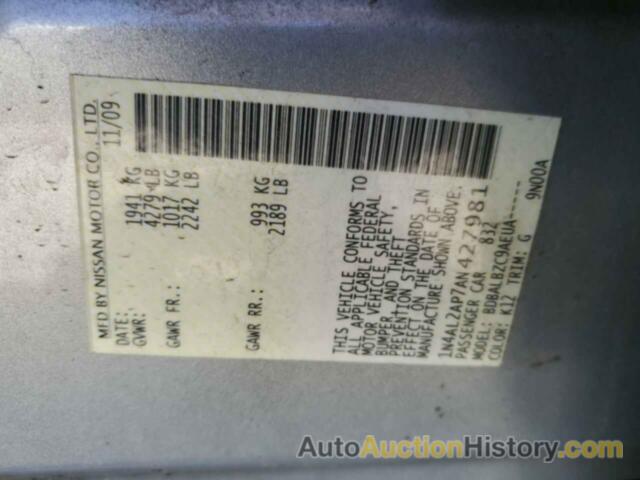 NISSAN ALTIMA BASE, 1N4AL2AP7AN427981