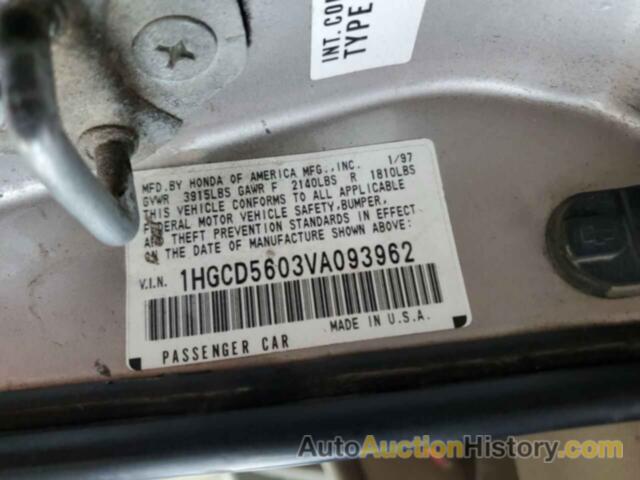 HONDA ACCORD SE, 1HGCD5603VA093962