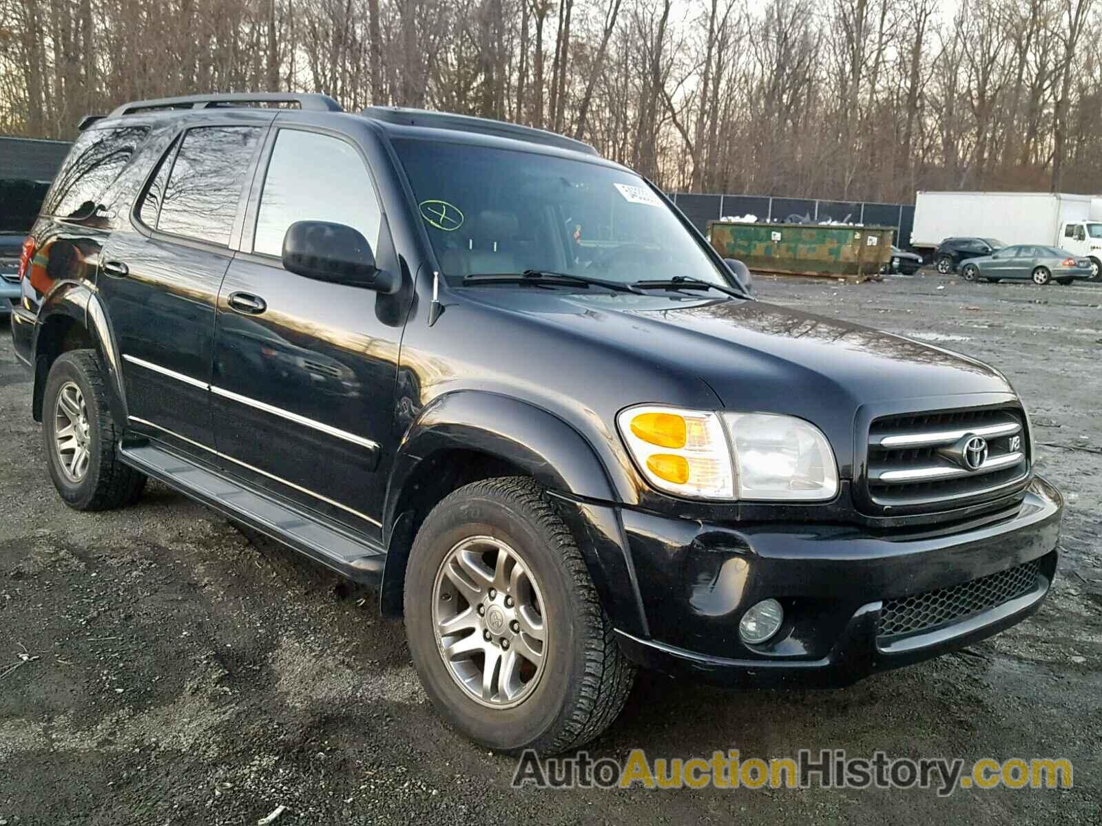 2004 TOYOTA SEQUOIA LIMITED, 5TDBT48A94S207915