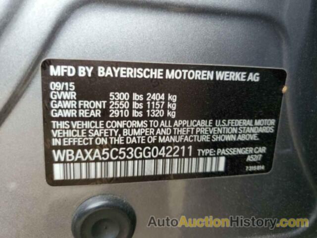 BMW 5 SERIES D, WBAXA5C53GG042211