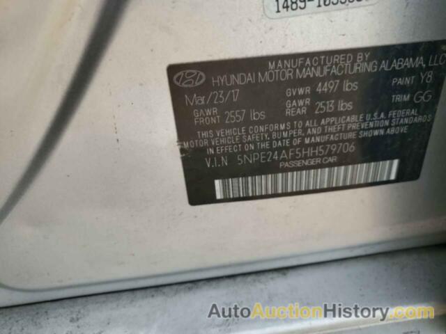 HYUNDAI SONATA SE, 5NPE24AF5HH579706