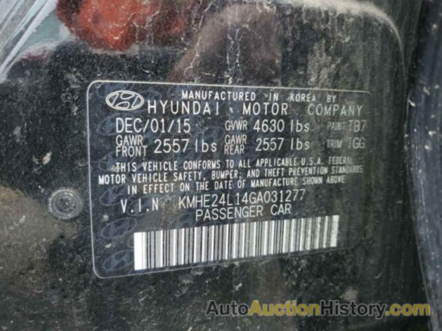 HYUNDAI SONATA HYBRID, KMHE24L14GA031277