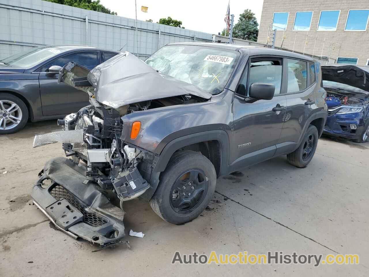 2020 JEEP RENEGADE SPORT, ZACNJBAB9LPK97537