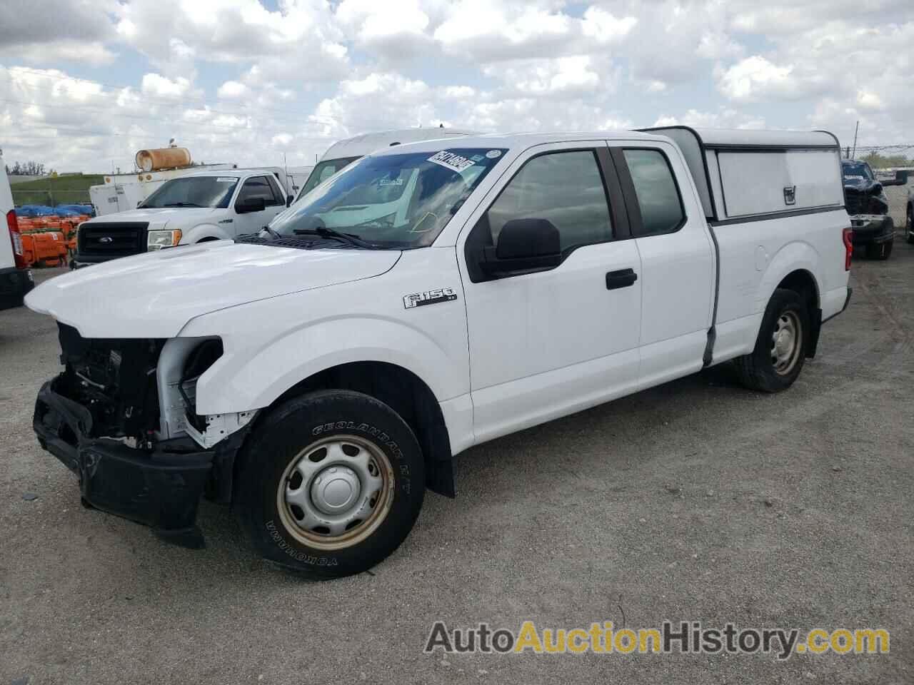 FORD F-150 SUPER CAB, 1FTEX1CB8JKD59445