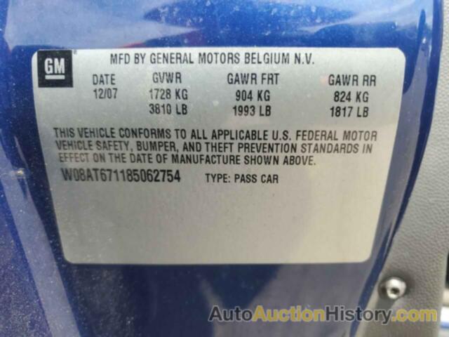 SATURN ASTRA XR, W08AT671185062754