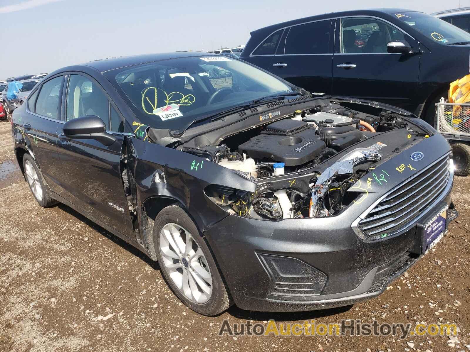 2019 FORD FUSION SE, 3FA6P0LU2KR173127