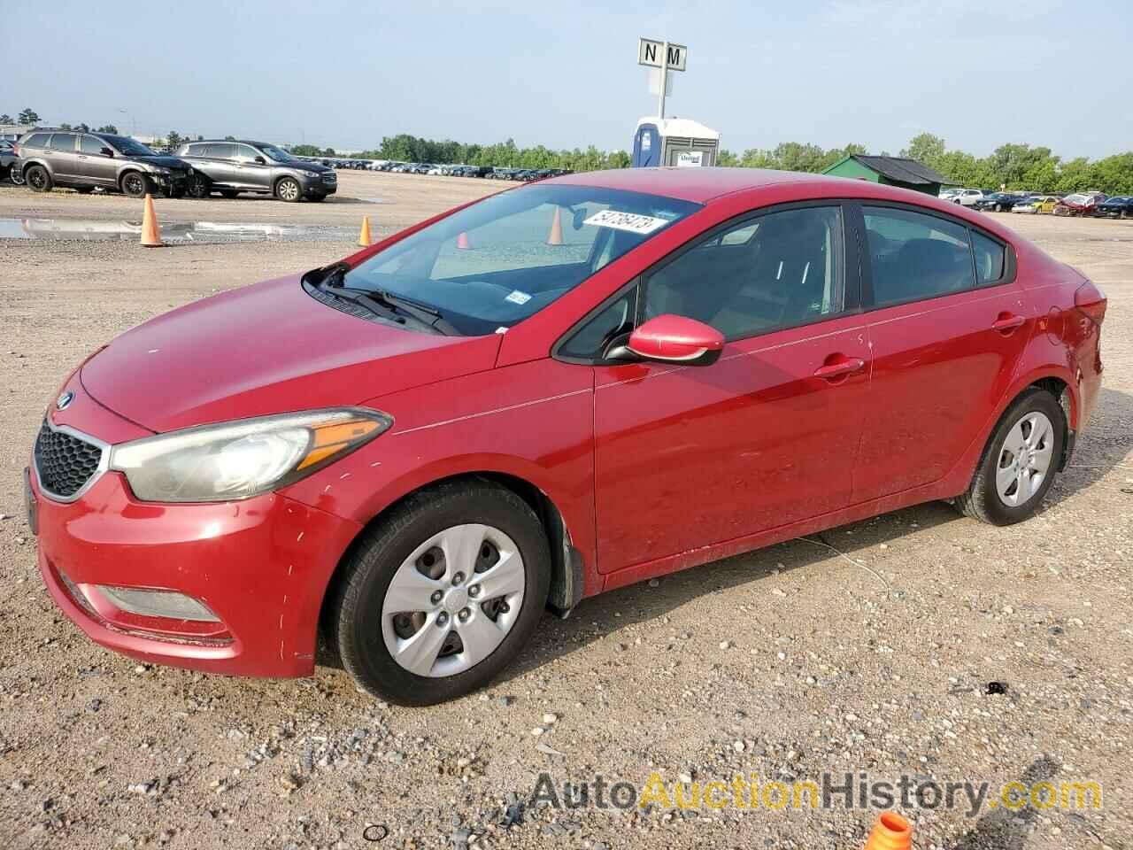 2016 KIA FORTE LX, KNAFK4A60G5560898