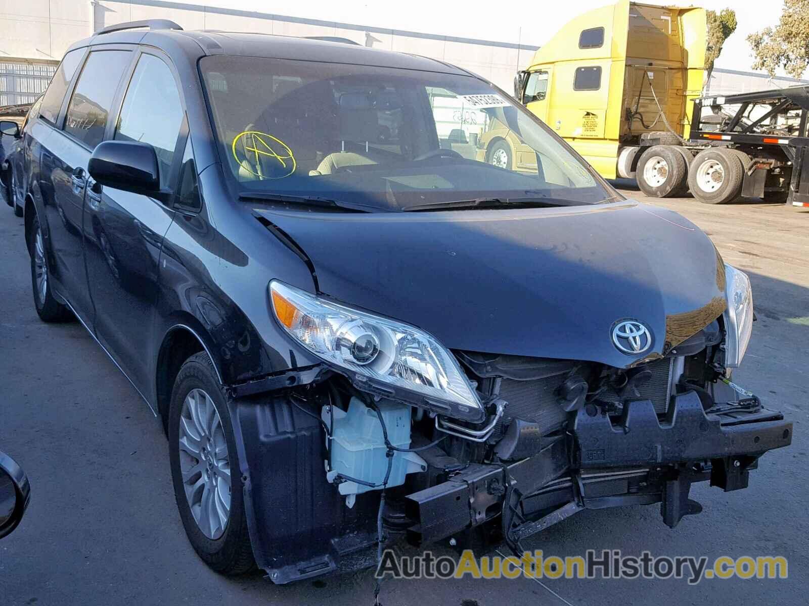 2017 TOYOTA SIENNA XLE XLE, 5TDYZ3DC4HS893040