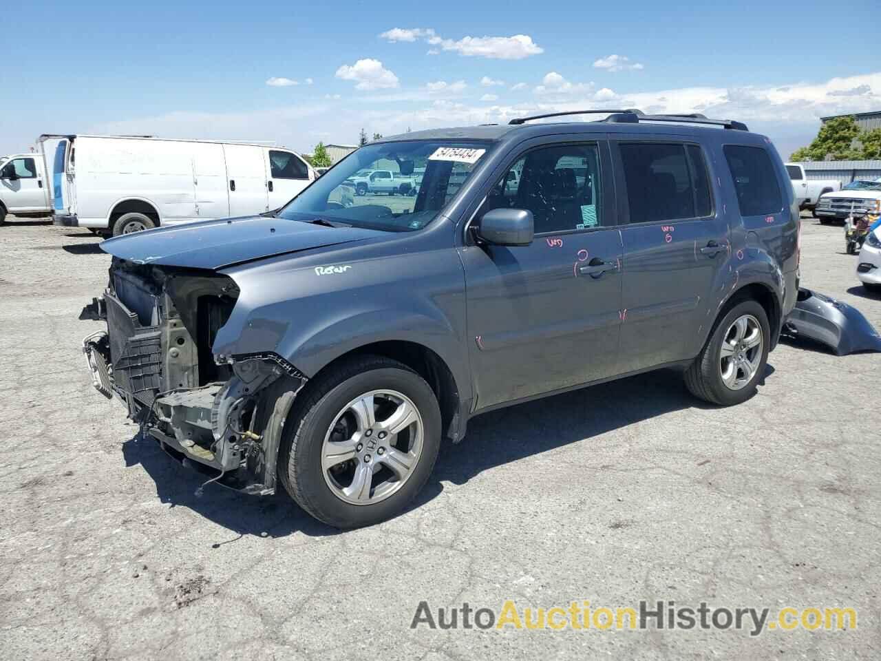 HONDA PILOT EXL, 5FNYF4H57DB003011