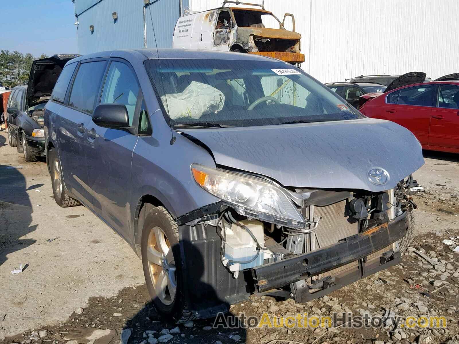 2011 TOYOTA SIENNA BASE, 5TDZK3DCXBS044627