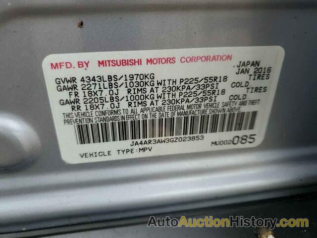 MITSUBISHI OUTLANDER ES, JA4AR3AW3GZ023853