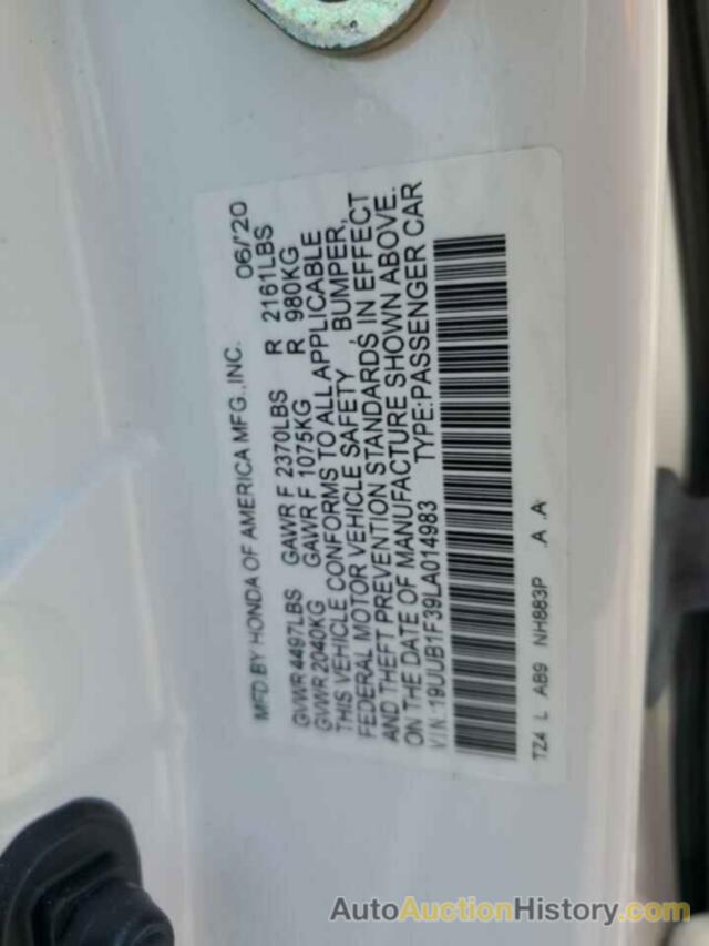 ACURA TLX, 19UUB1F39LA014983