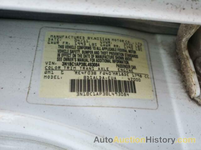 NISSAN VERSA S, 3N1BC1AP3BL493084