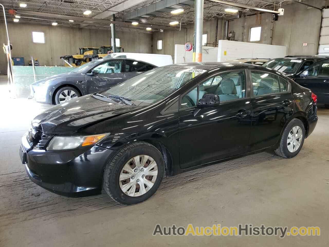 2012 HONDA CIVIC LX, 19XFB2F51CE105175