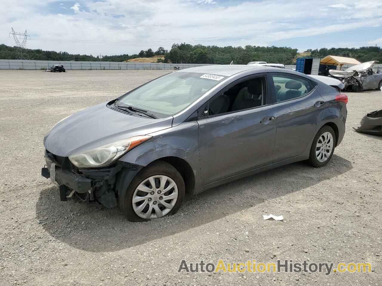 2012 HYUNDAI ELANTRA GLS, 5NPDH4AE9CH065335