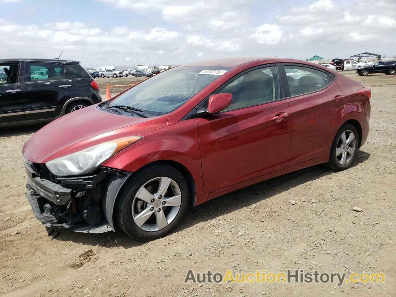 2013 HYUNDAI ELANTRA GLS, 5NPDH4AE2DH326290