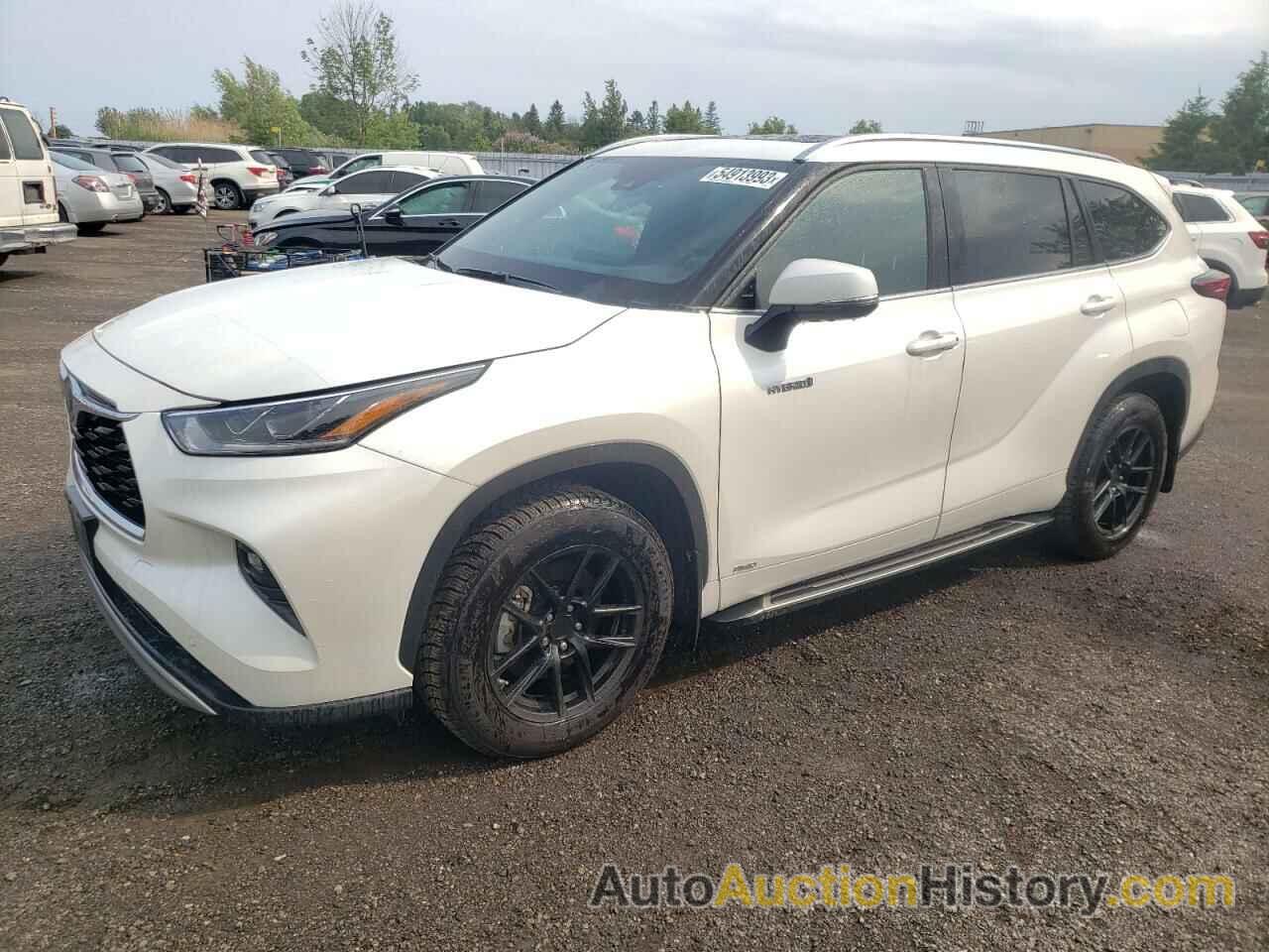 2021 TOYOTA HIGHLANDER HYBRID PLATINUM, 5TDEBRCH3MS039528