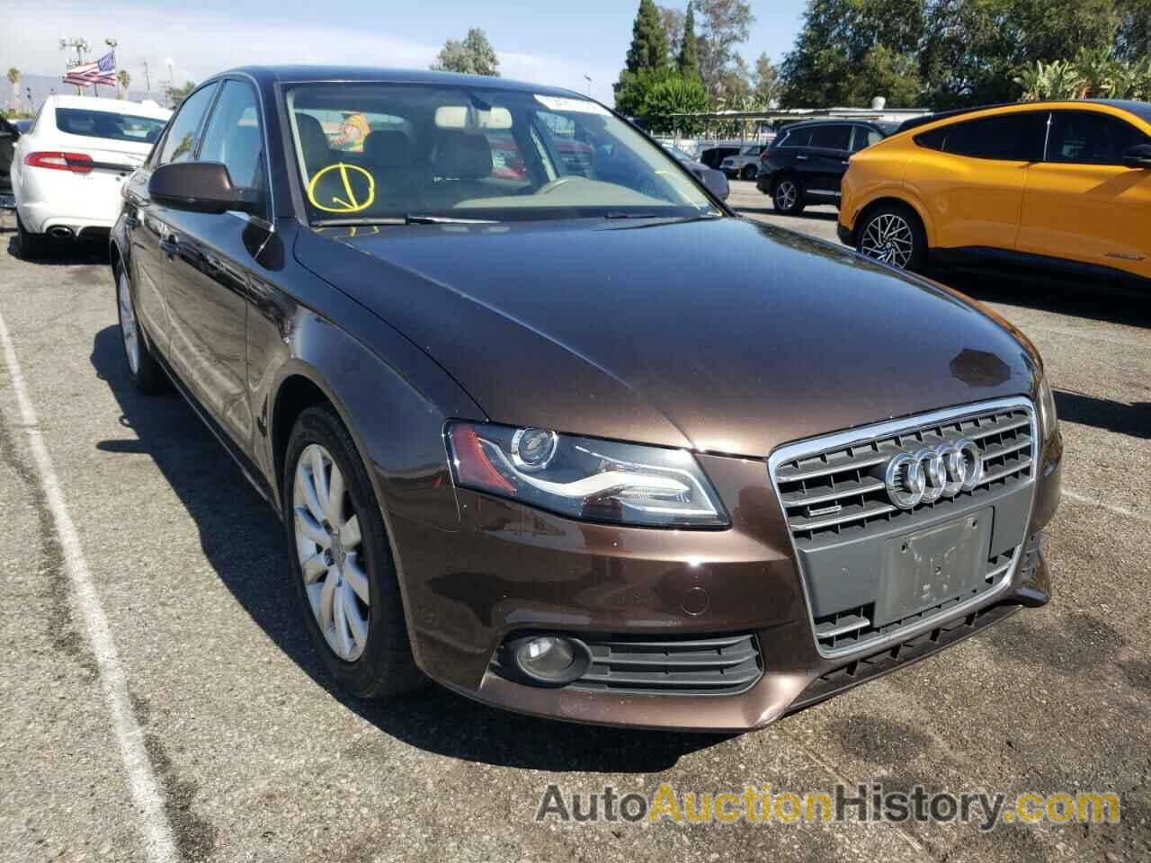 2011 AUDI A4 PREMIUM PLUS, WAUHFAFL1BN029552