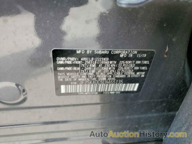 SUBARU FORESTER, JF2SKADC5LH465135