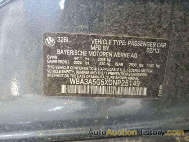 BMW 3 SERIES I, WBA3A5G5XDNP25149