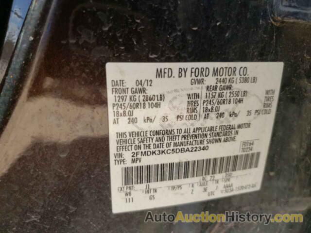 FORD EDGE LIMITED, 2FMDK3KC5DBA22340