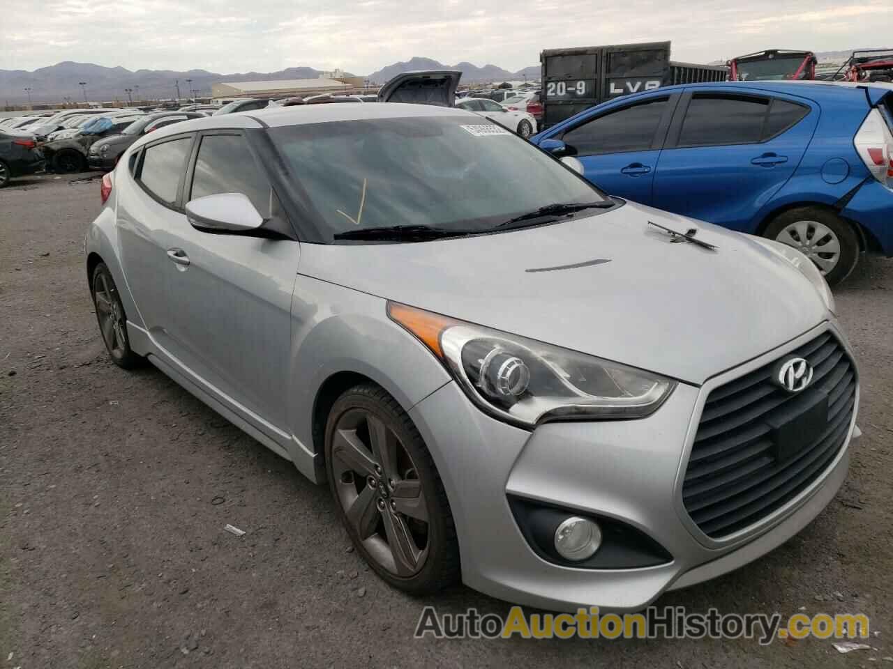 2013 HYUNDAI VELOSTER TURBO, KMHTC6AE4DU138099