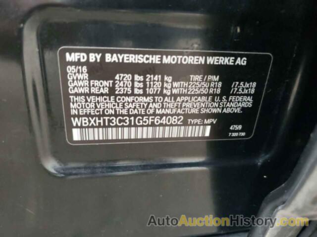BMW X1 XDRIVE28I, WBXHT3C31G5F64082