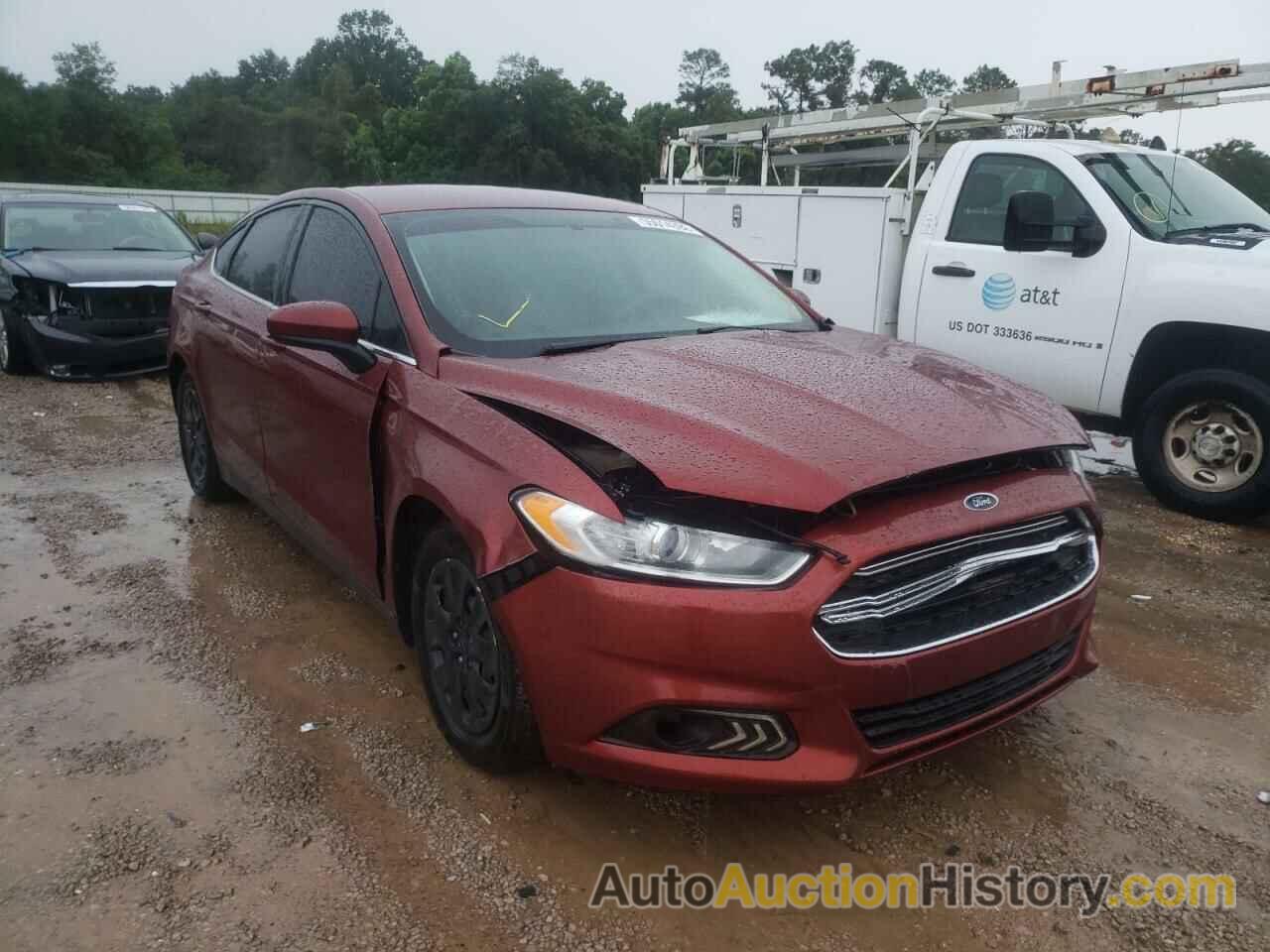 2014 FORD FUSION S, 3FA6P0G74ER327068