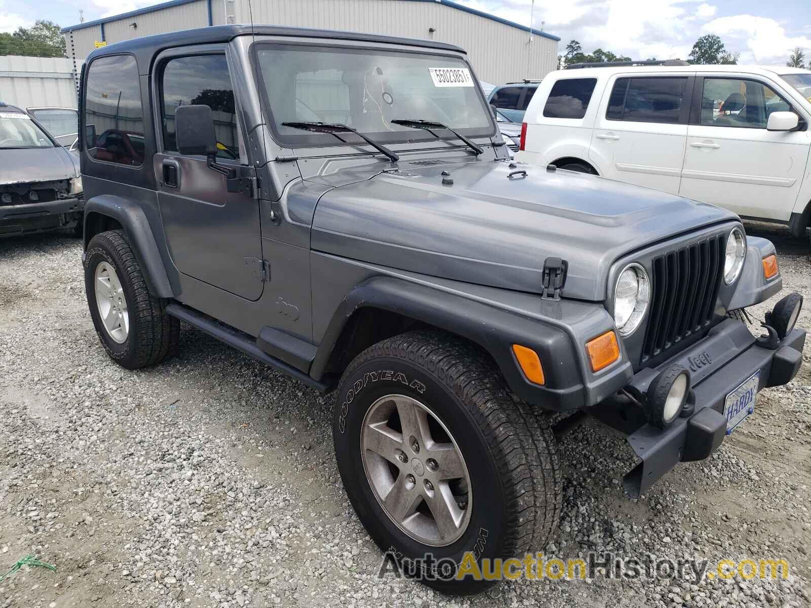 2002 JEEP WRANGLER SPORT, 1J4FA49S02P713715