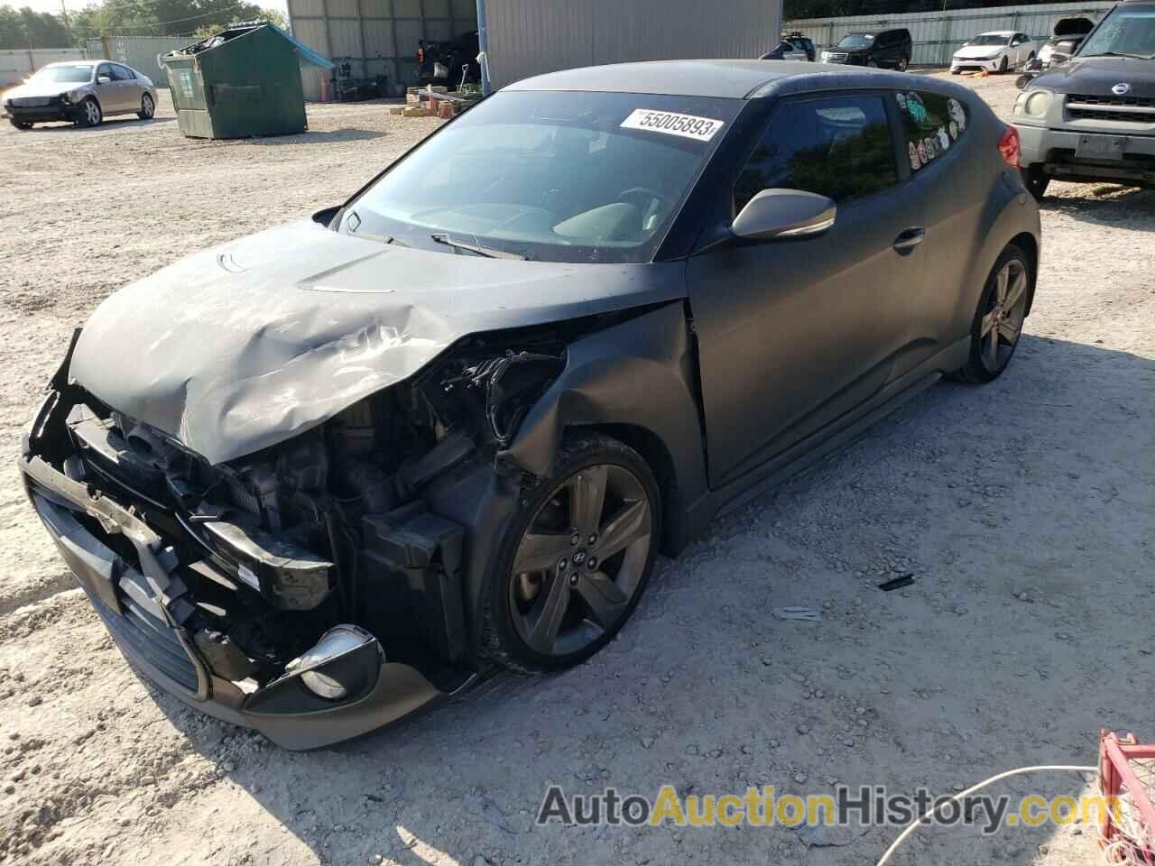 2015 HYUNDAI VELOSTER TURBO, KMHTC6AE0FU239076